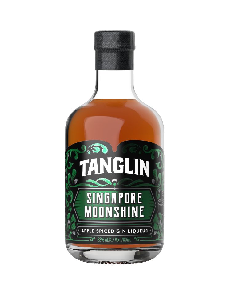 Singapore Moonshine Apple Spiced Gin Liqueur