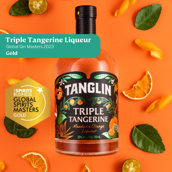 Tanglin Gin Triple Tangerine Packaging Design - World Brand Design Society